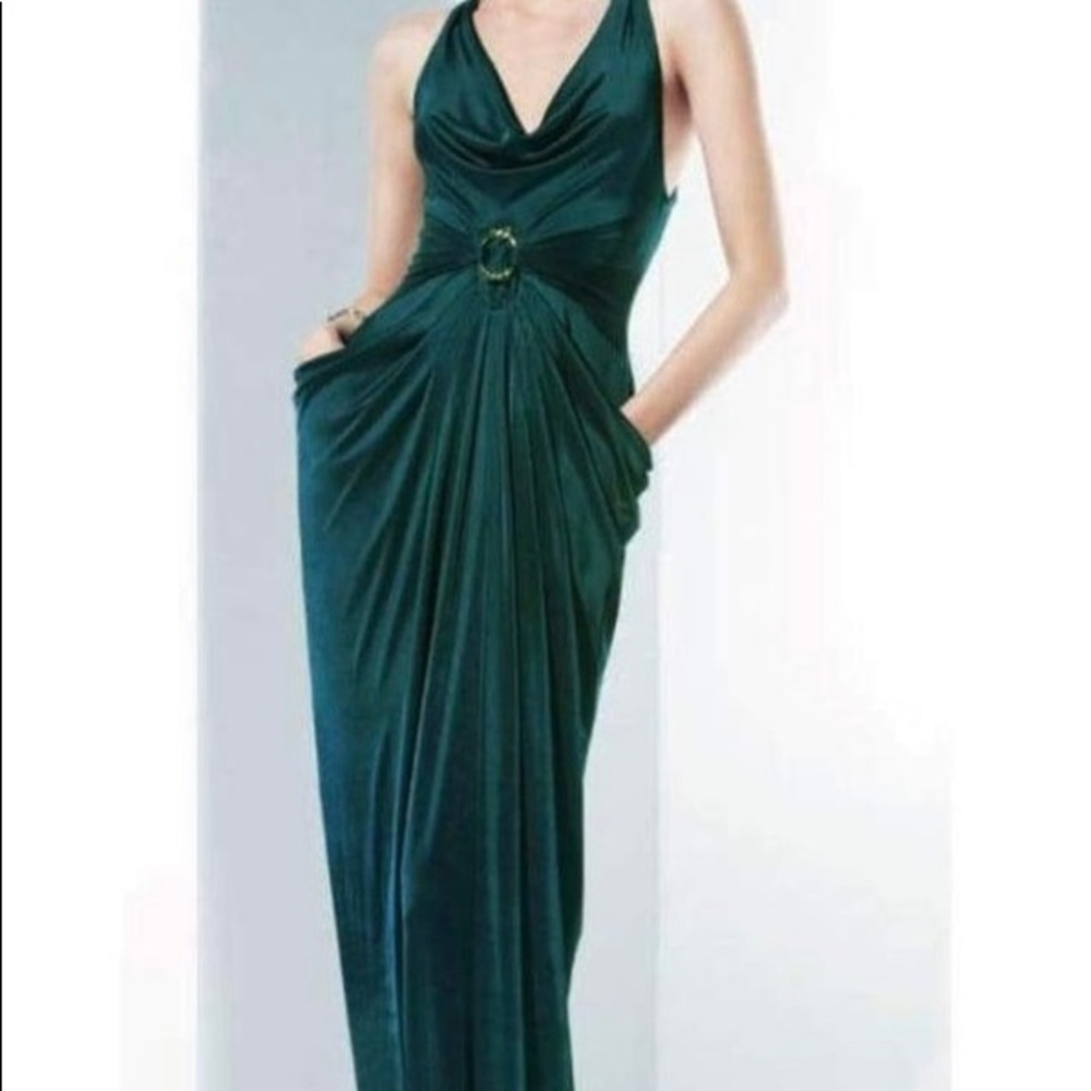 BCBG Cowl Neck Cocktail Dress